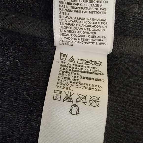 The North Face Fleece Jacket XS Hooded Longline Thumbholes Gray Hoodie - Picture 11 of 11